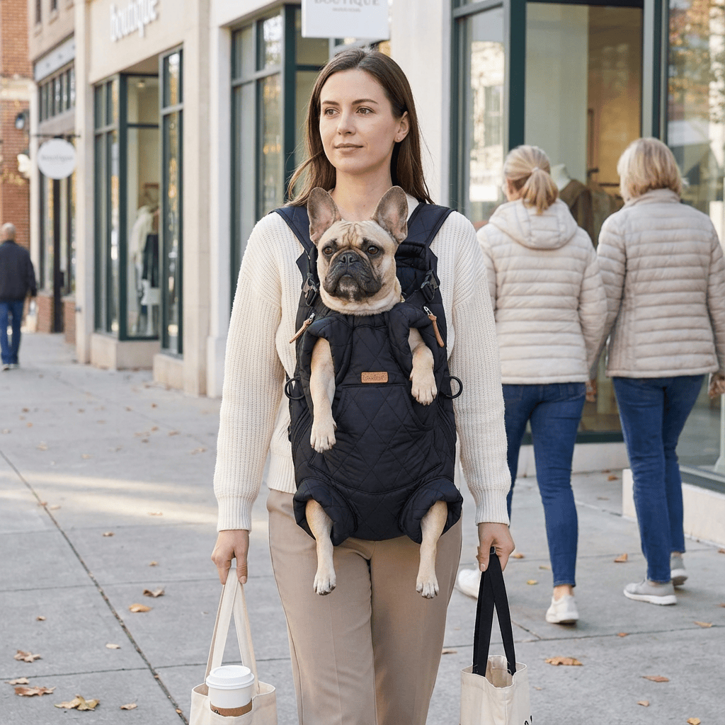 Dogs and Cats Boutique pet-bags SnugglePack Pet Backpack Carrier with Hidden Hood