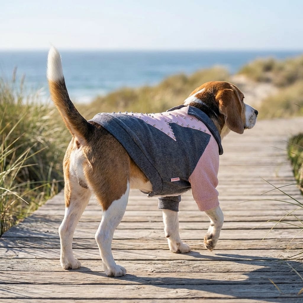 Dogs and Cats Boutique spring-summer-sweaters Candy Two Tone Dog Jacket