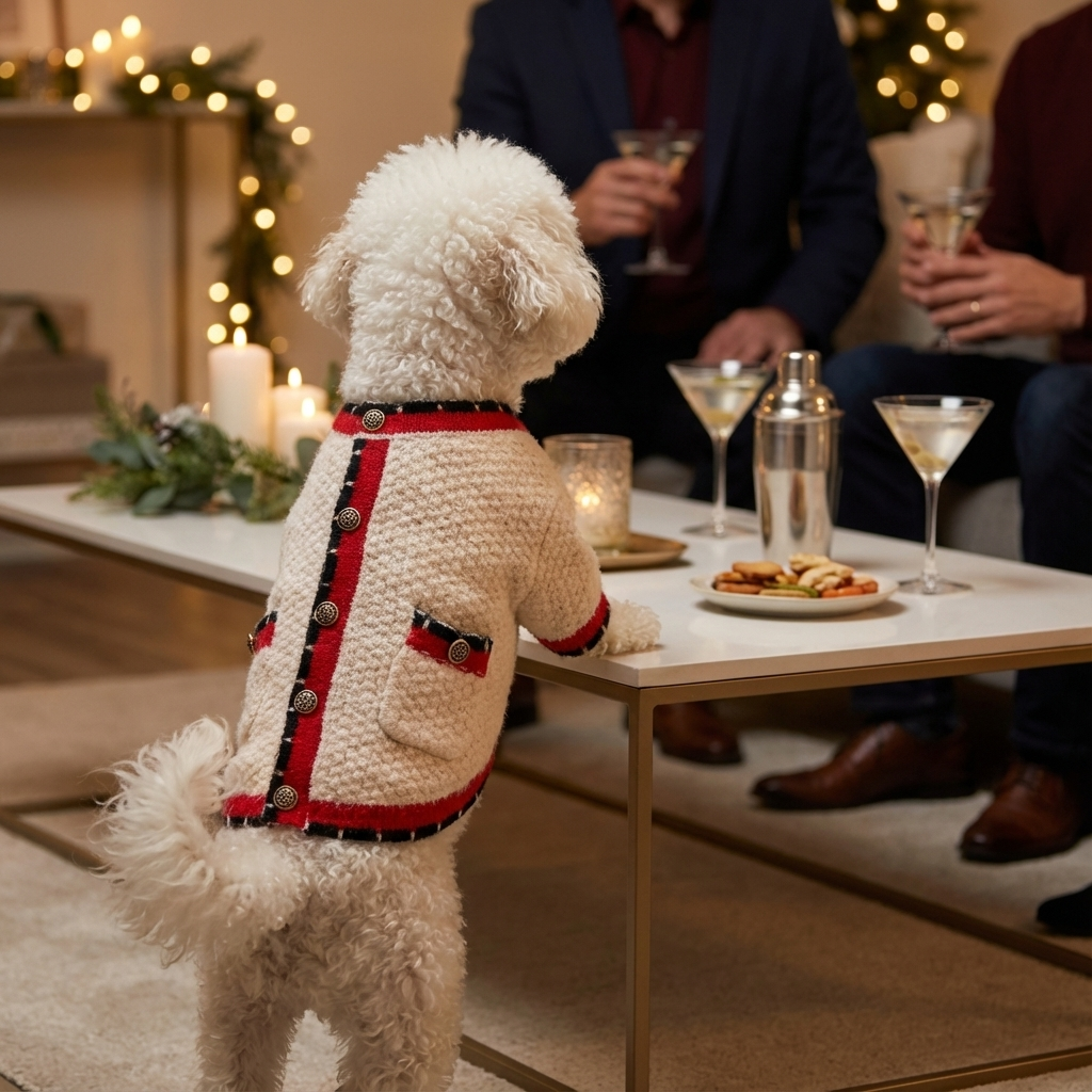 Luxury Knit Dog Cardigan