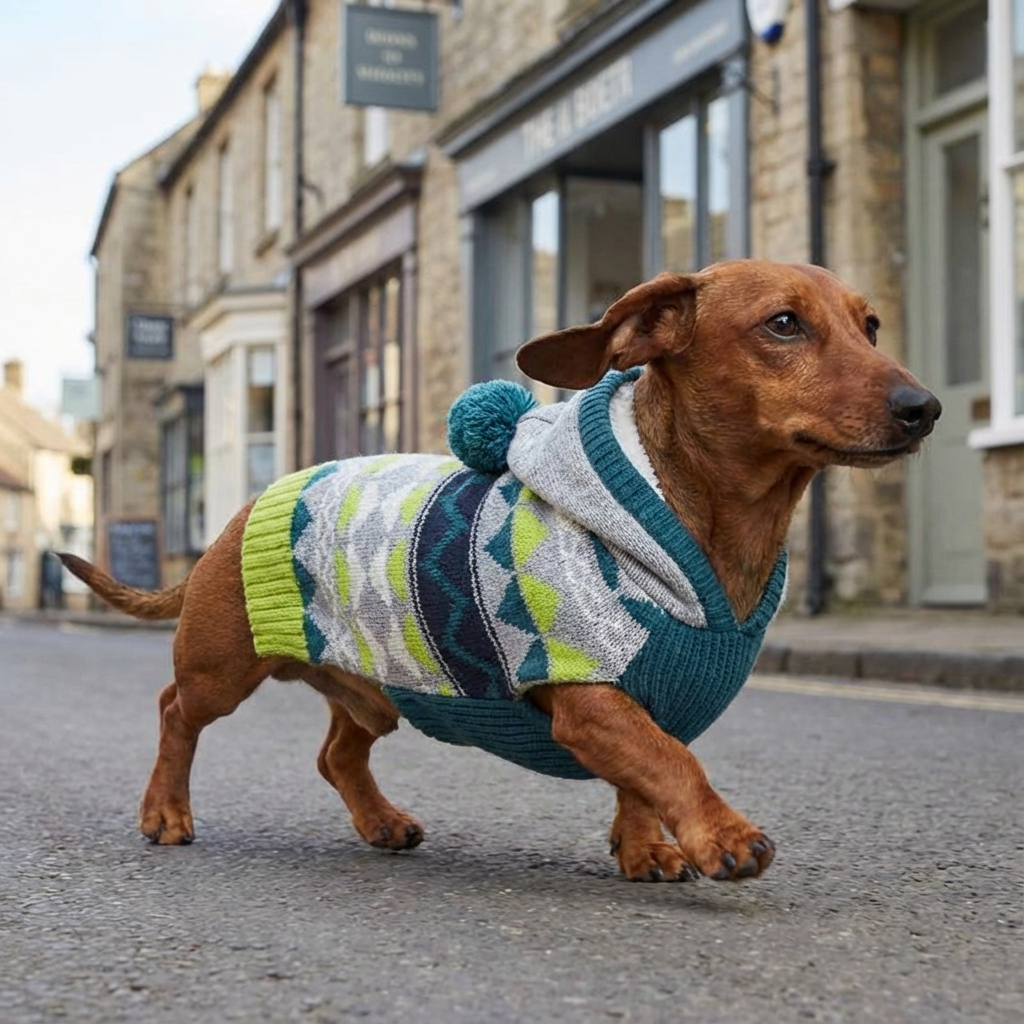 Classic Diamond Pet Sweater
