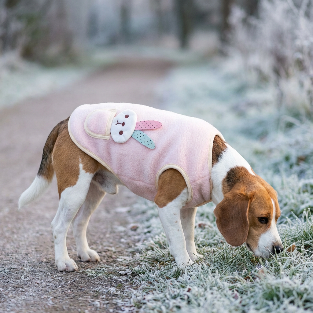 Happy Bunny Dog Teddy Warm Vest