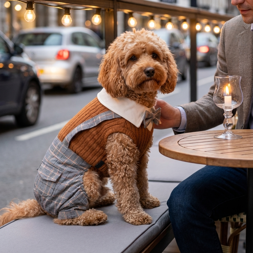 CozyPaws Knitted Dog Jumpsuit