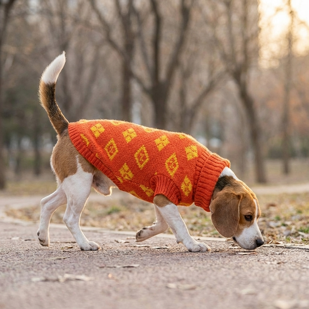 High-Neck Dog Sweater