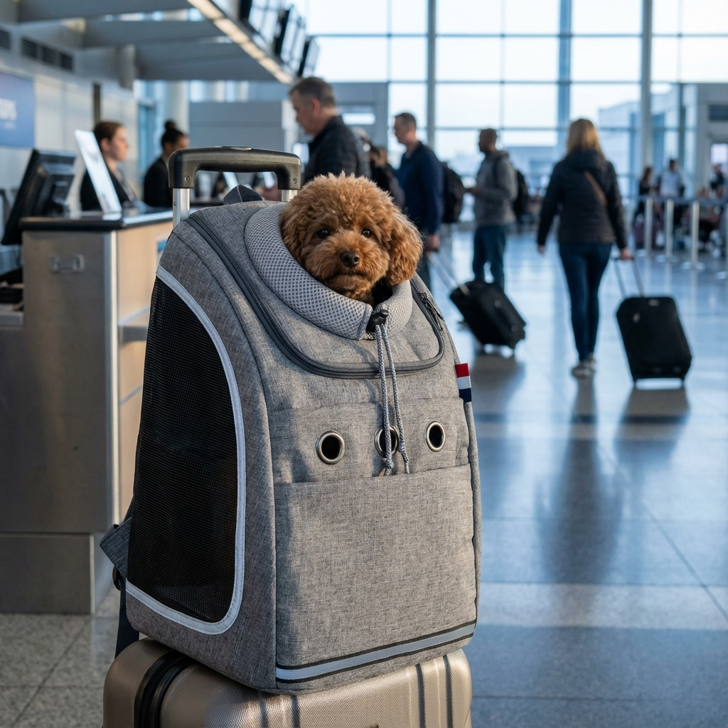 LuxeFold Pet Carrier Bag