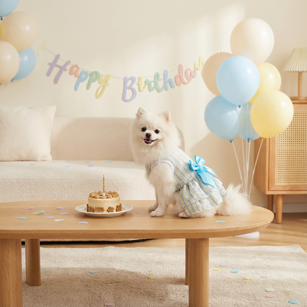 BowBelle Striped Dog Dress