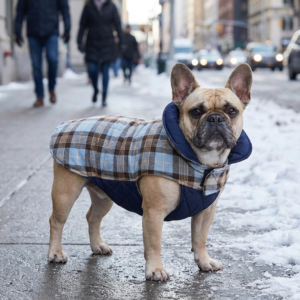 PlaidShield Waterproof Dog Jacket