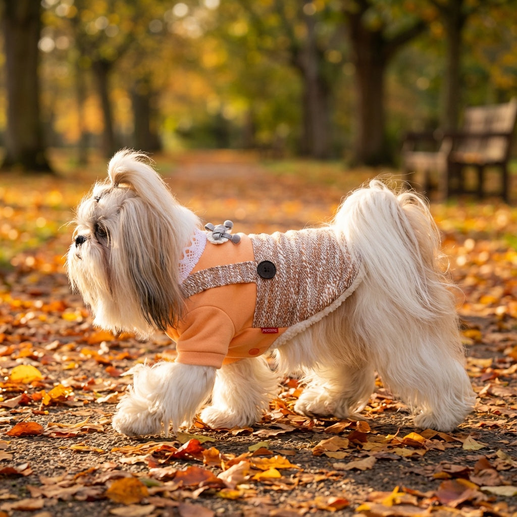 On the Growl Lace Collar Sweater Dress