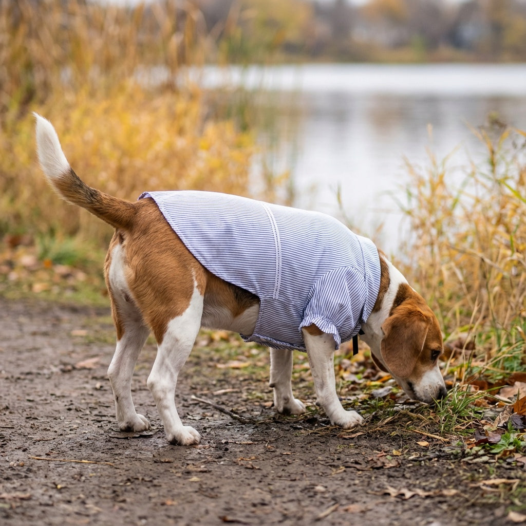 Bubble Sleeve Bow Tie Dog Shirt