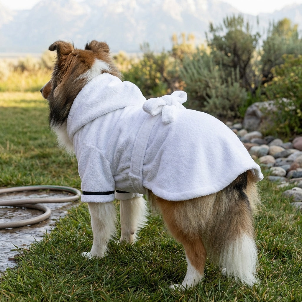 Super Absorbent Cotton Dog Robe