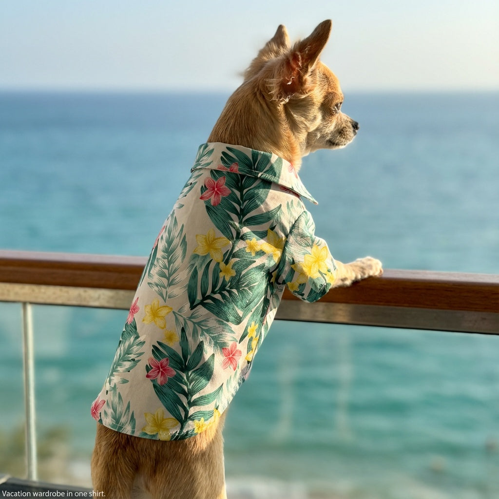Tropical Hawaiian Pet Shirt
