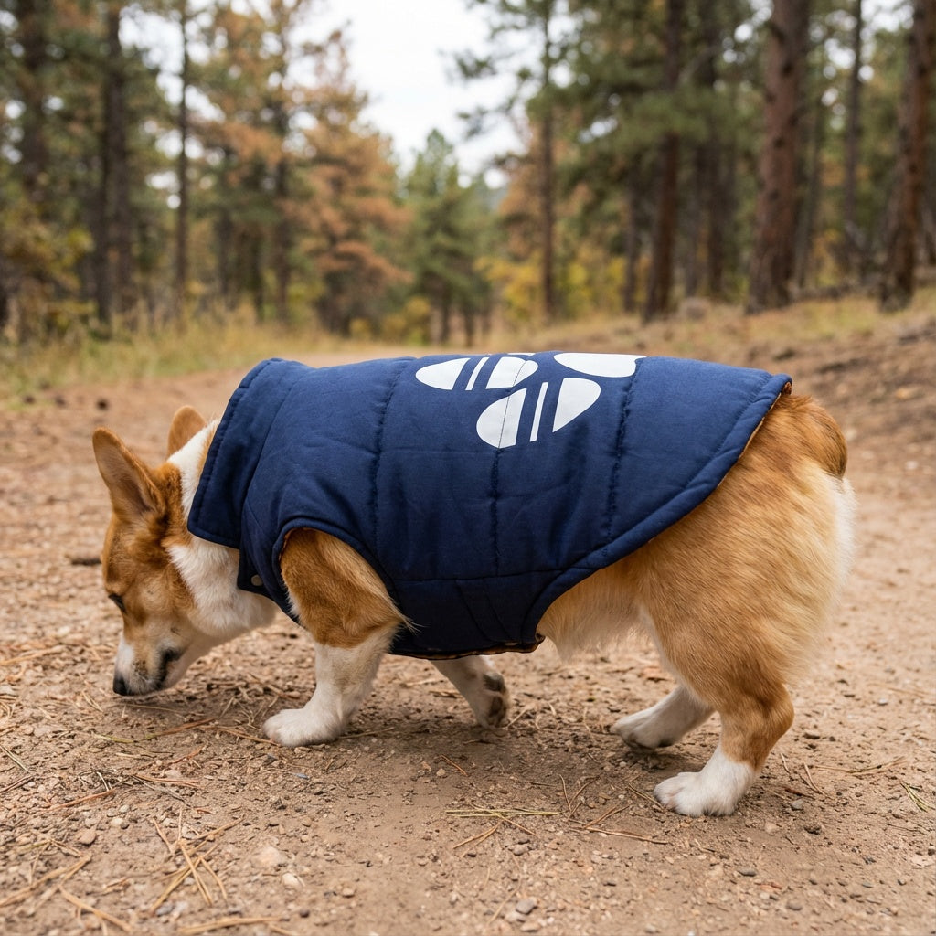 Reversible French Bulldog Down Jacket