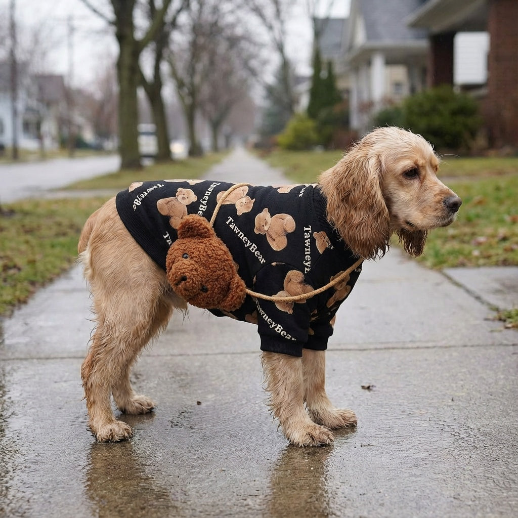 Cuddly Bear Backpack And Sweater