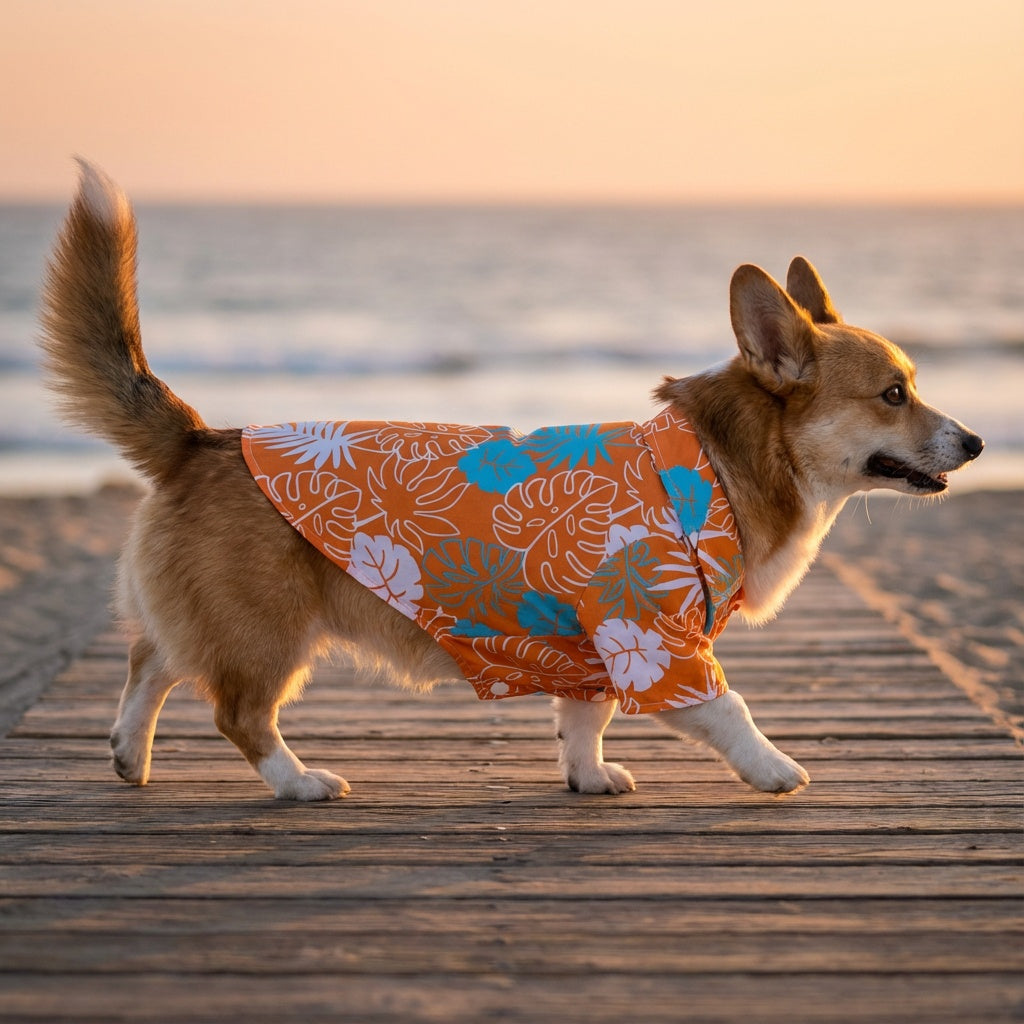 Hawaiian Dog Shirt
