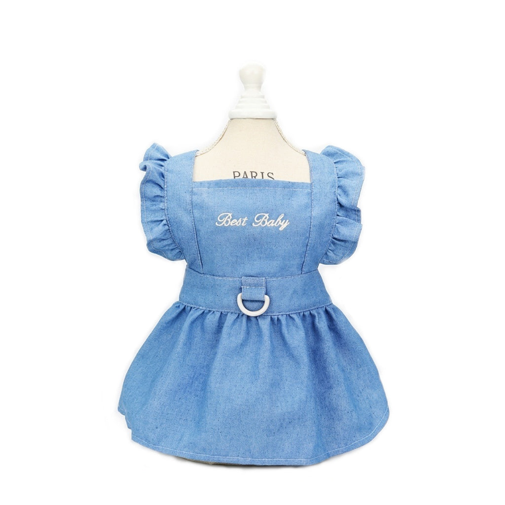 Denim Dog Dress Harness