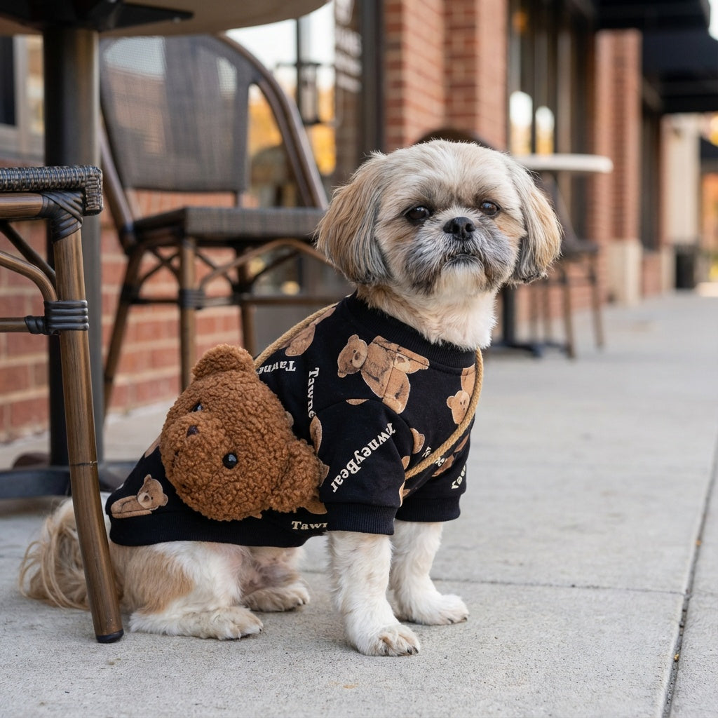 Cuddly Bear Backpack And Sweater