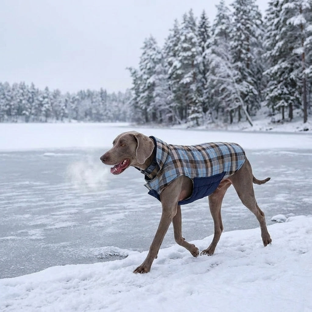 PlaidShield Waterproof Dog Jacket