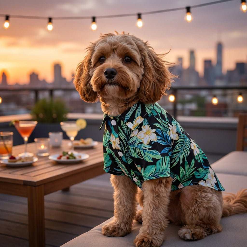 Tropical Hawaiian Pet Shirt