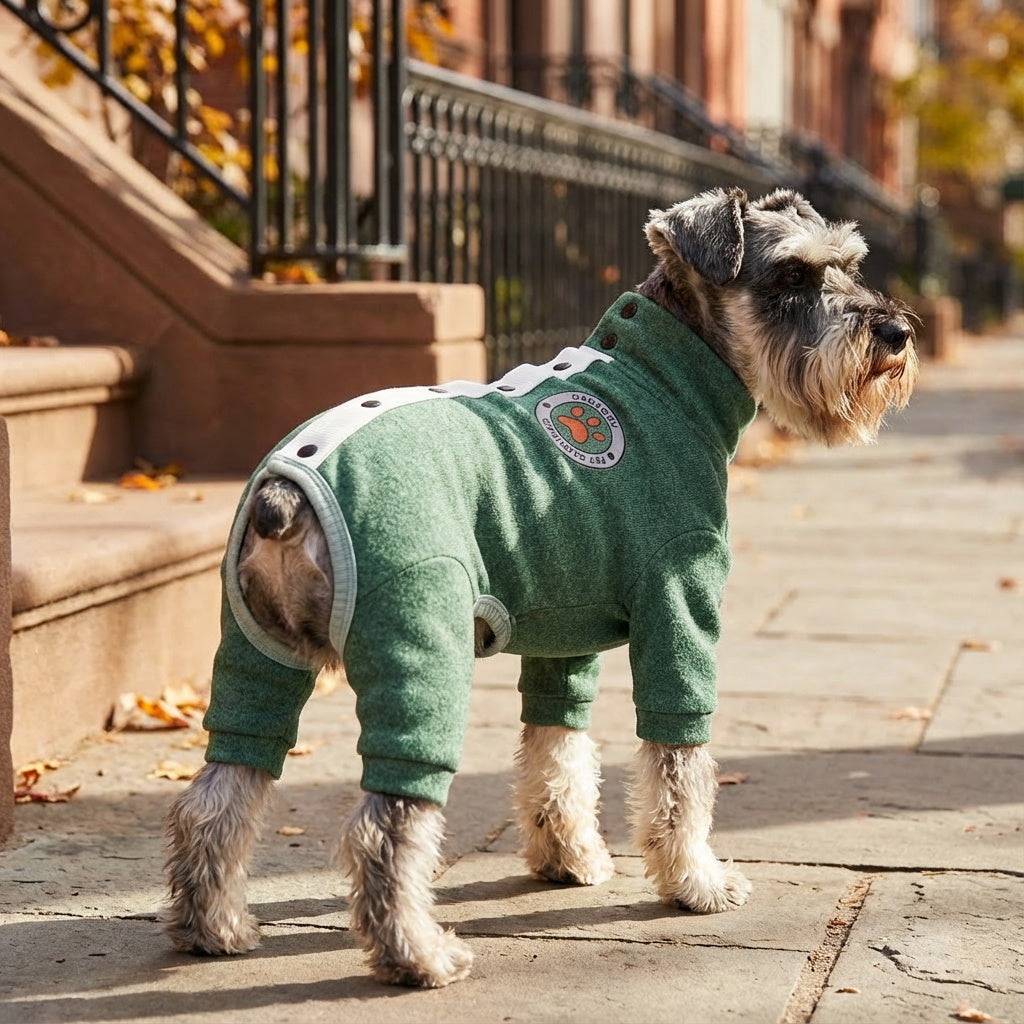 Paw Print Teddy Dog Sweater