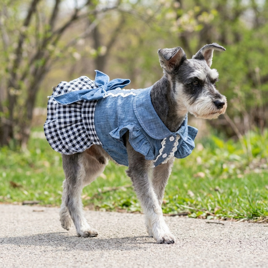 Princess Bow Skirt Teddy Dress