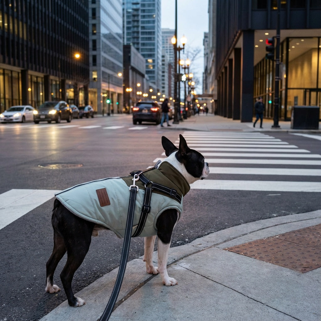 Dog Jacket with Harness