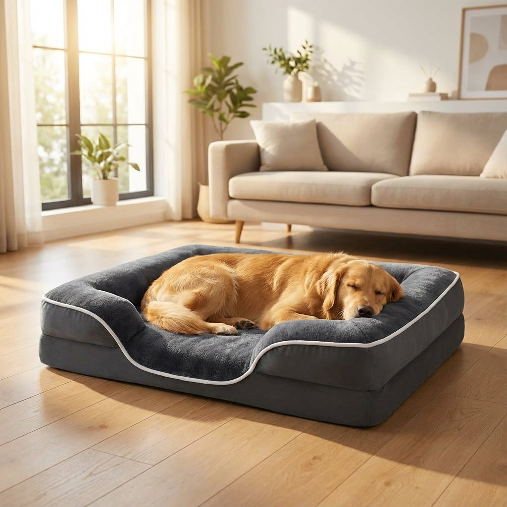 Premium Memory Foam Dog Bed