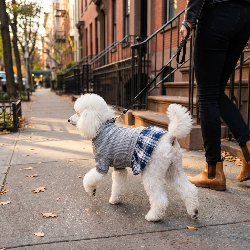 Cozy Plaid Dog Dress