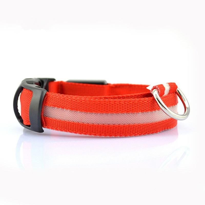 Dogs and Cats Boutique 12 Red / XS Rechargeable Flashing Light Collar for Dogs