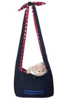 Dogs and Cats Boutique 13 Dark Blue Adjustable Outdoor Pet Carrier