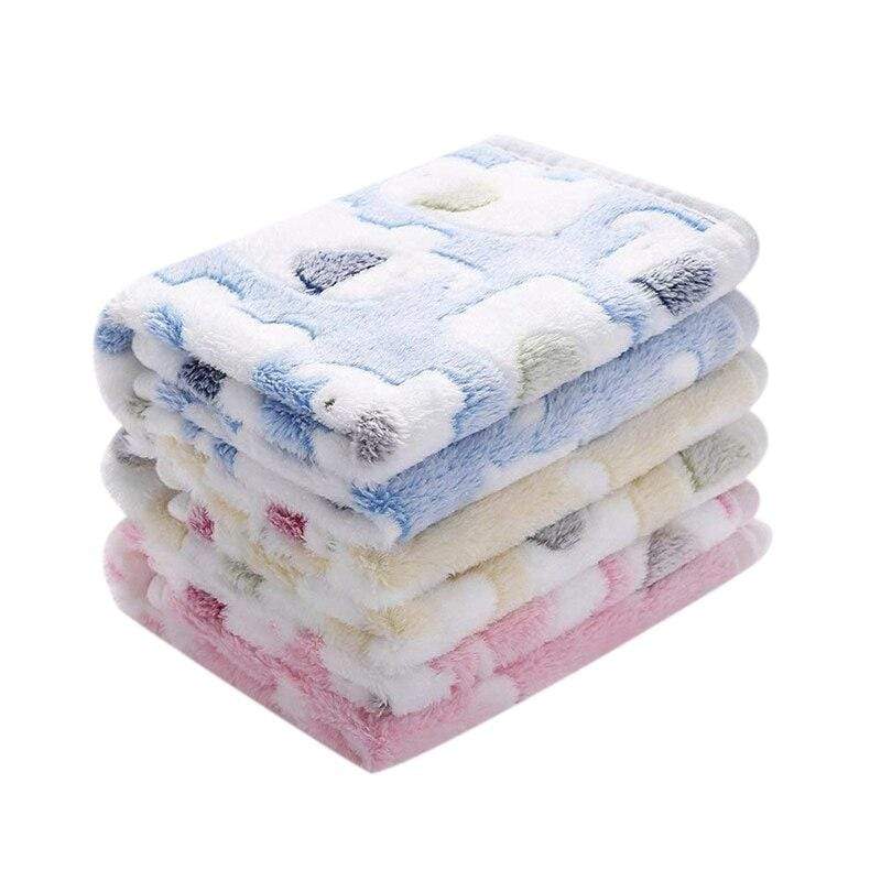 Dogs and Cats Boutique 14 3 pieces / M Soft Coral Fleece Warm Blanket