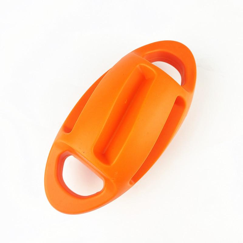 Dogs and Cats Boutique 15 Orange Bite-resistant Floating Rubber Dog Toy