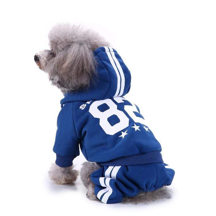 Dogs and Cats Boutique 2 Blue / XL Sporty Dog Tracksuit