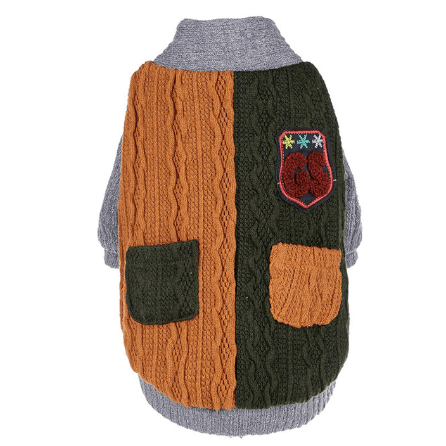 Dogs and Cats Boutique 2 Green / M Knitted Dog Winter Sweater