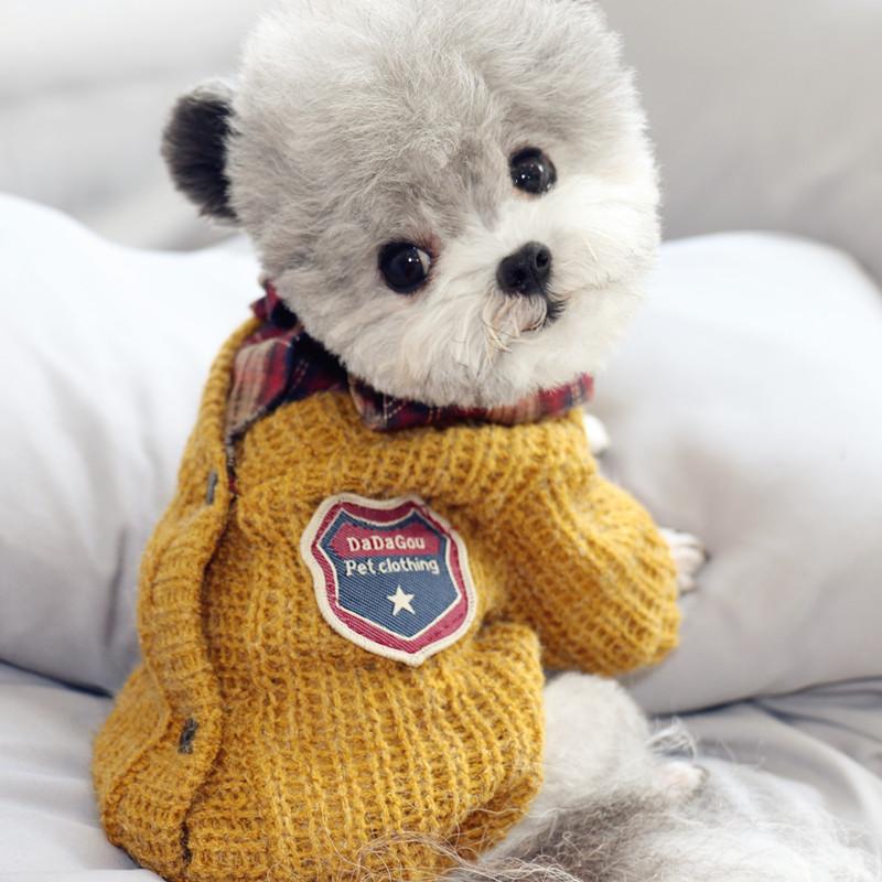 Dogs and Cats Boutique 2 Yellow / M Super Soft Fashionable Dog Sweater