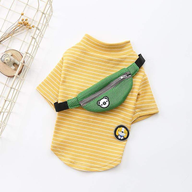 Dogs and Cats Boutique 3 Fanny Pack Striped Dog T-Shirt