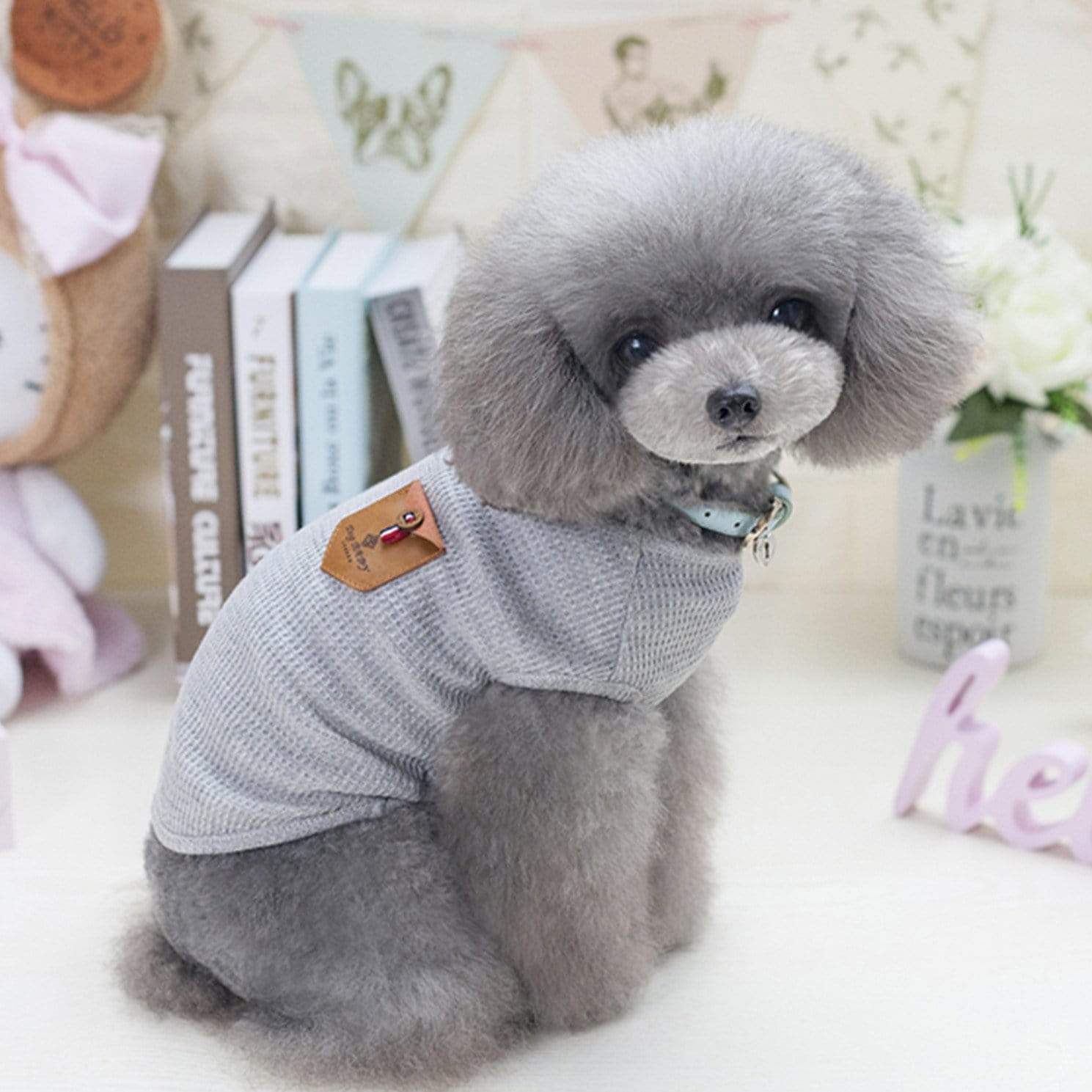 Dogs and Cats Boutique 3 Grey / M Super Soft Solid Color Puppy Vest
