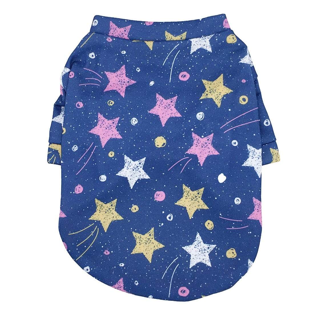 Dogs and Cats Boutique 3 XS / Blue Stars Print Dog Fleece Sweater