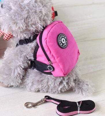 Dogs and Cats Boutique 3a Rose Red / S Pet Style Mini Backpack
