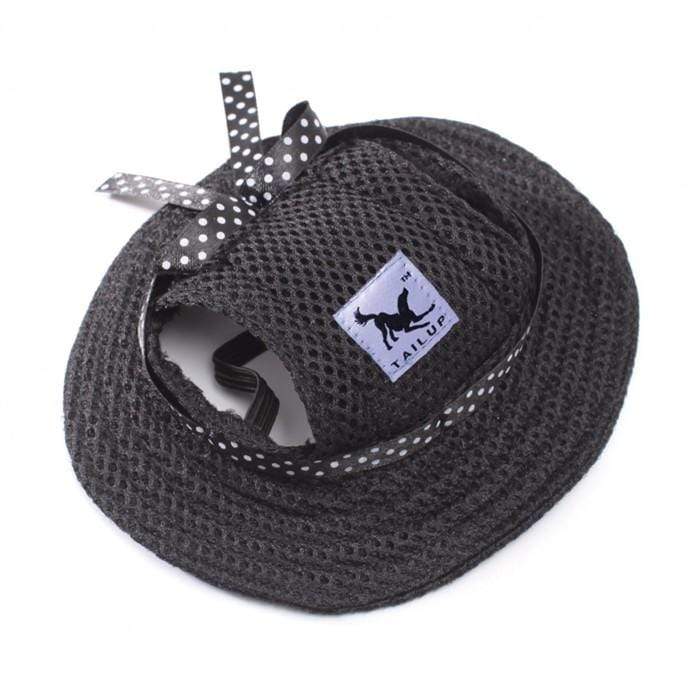 Dogs and Cats Boutique 3b Black / M Floral Mesh Breathable Sun Hat