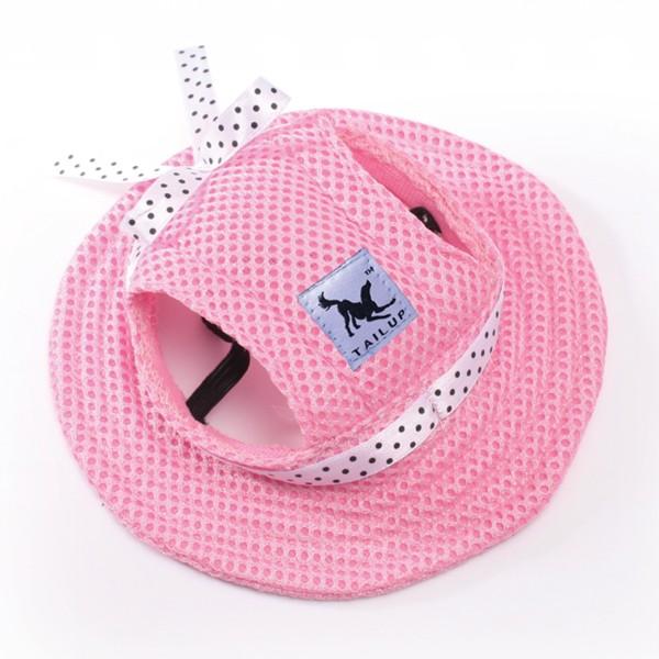 Dogs and Cats Boutique 3b Pink / M Floral Mesh Breathable Sun Hat