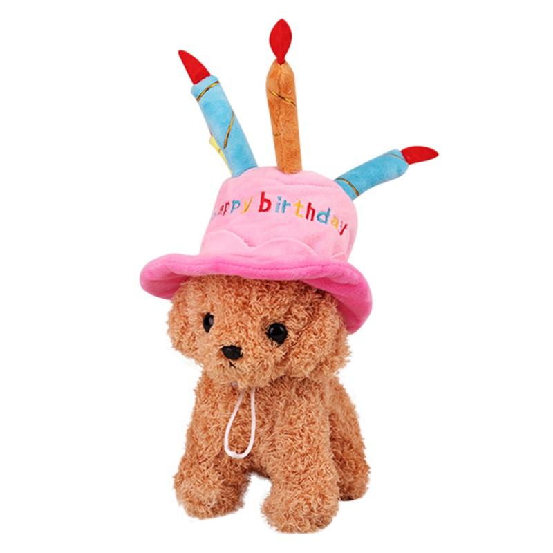 Dogs and Cats Boutique 3b Pink / One size Dog Birthday Cake Hat