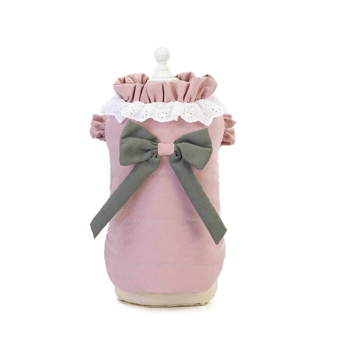 Dogs and Cats Boutique 5 Dazzling Lace Collar Winter Dog Coat