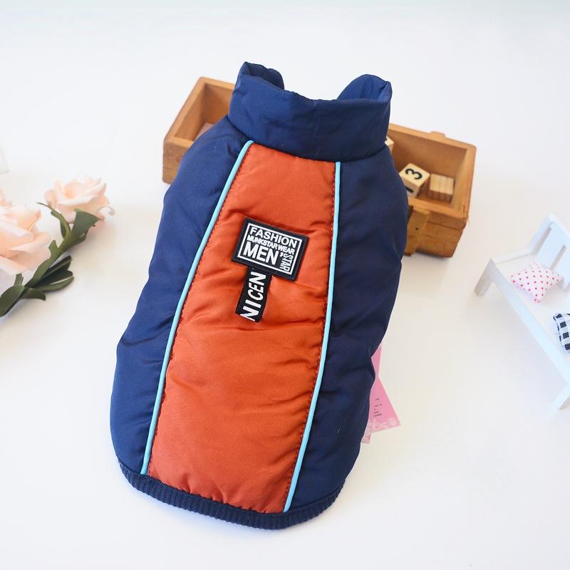 Dogs and Cats Boutique 5 Orange / XL Ribbed Hem Dog Jacket