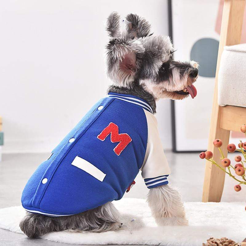 Dogs and Cats Boutique 6 Blue / XXL Two-legged Short-sleeved Cotton Dog Coat