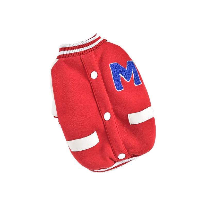 Dogs and Cats Boutique 6 Red / M Two-legged Short-sleeved Cotton Dog Coat