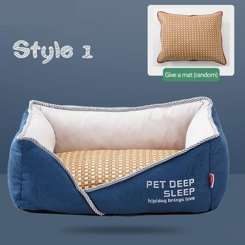 Dogs and Cats Boutique 9 Blue / S High Density Perforated Dog Bed